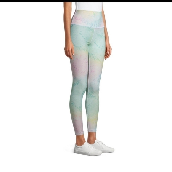 NWT Scorpio Sol Cotton Candy Tie Dye Active Vinyasa High Waist Leggings Pants XS - Picture 1 of 4